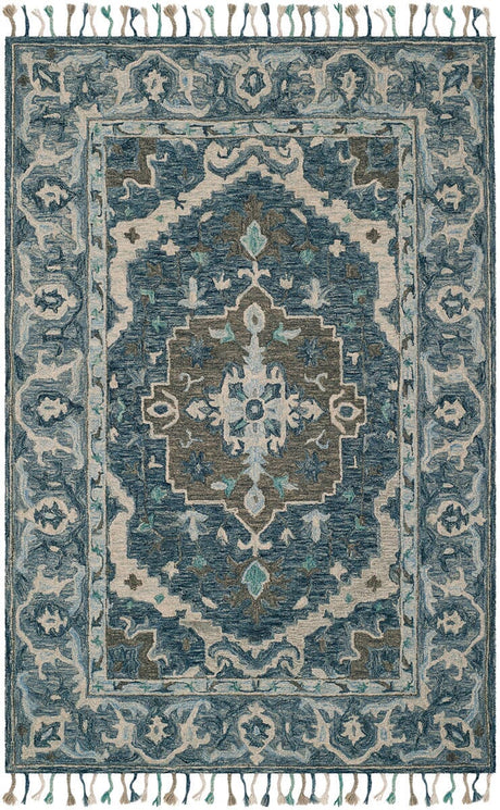 Safavieh Aspen Apn230A Dark Blue/Grey Rug.