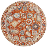 Safavieh Aspen 7'-0" x 7'-0" Rug in Rust / Ivory