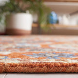Safavieh Aspen 4'-0" x 6'-0" Rug in Rust / Ivory