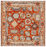 Safavieh Aspen 7'-0" x 7'-0" Rug in Rust / Ivory