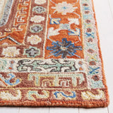 Safavieh Aspen 4'-0" x 6'-0" Rug in Rust / Ivory
