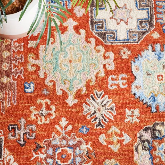 Safavieh Aspen Apn305P Rust/Ivory Rug.