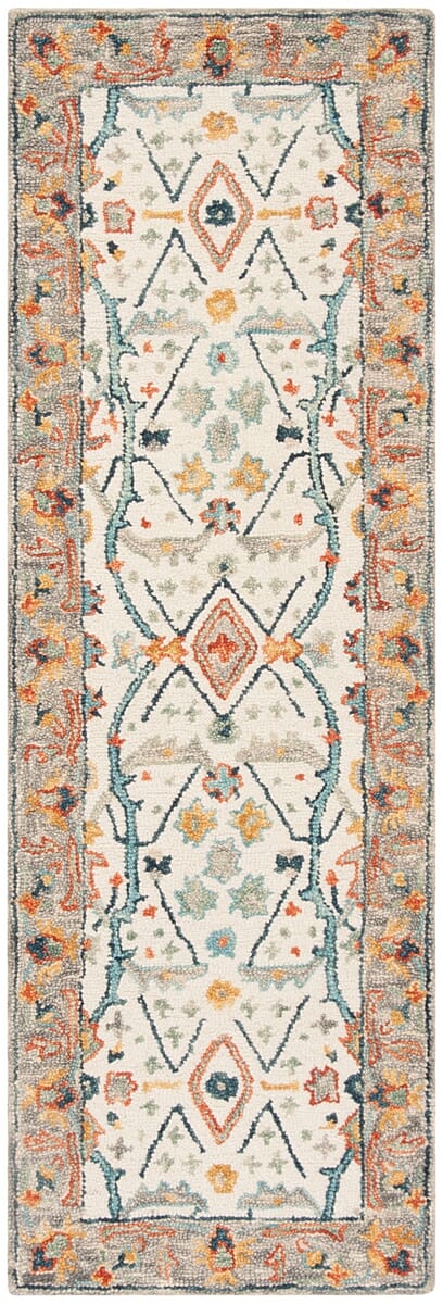 Safavieh Aspen Apn308A Ivory / Blue Rugs.