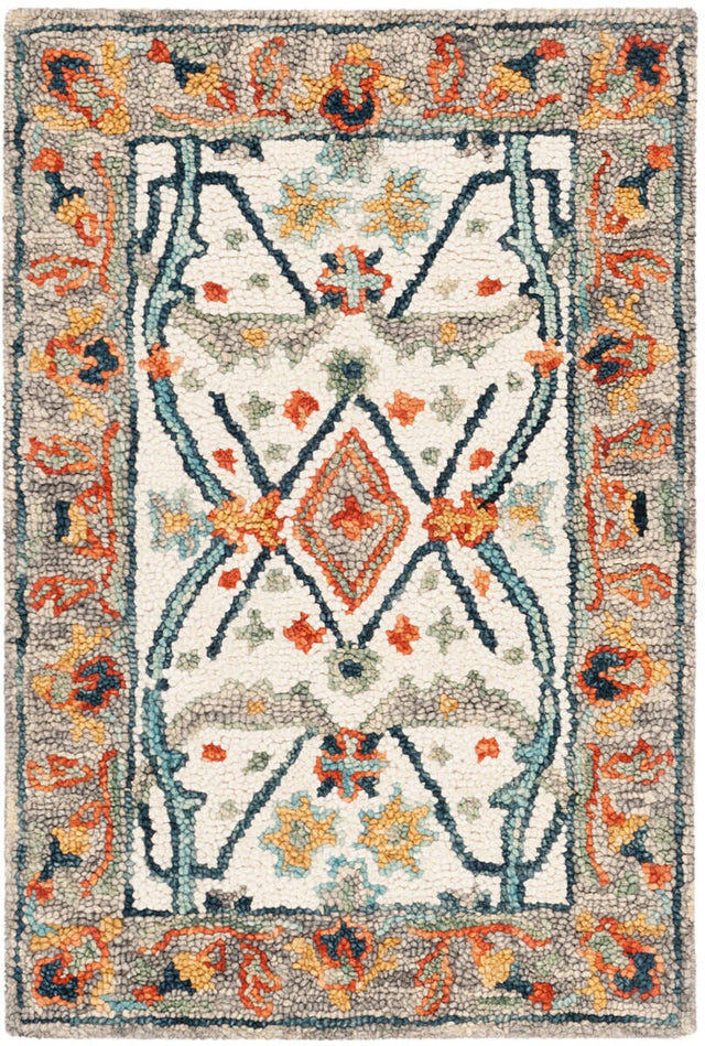 Safavieh Aspen Apn308A Ivory / Blue Rugs.