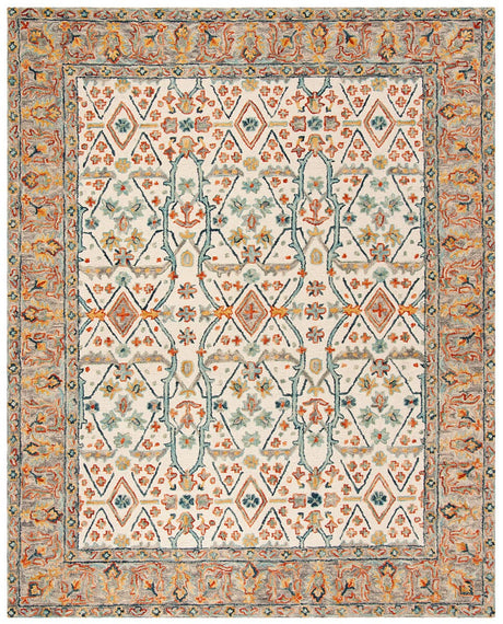 Safavieh Aspen Apn308A Ivory / Blue Rugs.