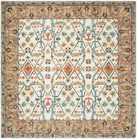 Safavieh Aspen Apn308A Ivory / Blue Rugs.