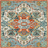 Safavieh Aspen Apn312A Blue / Rust Rugs.