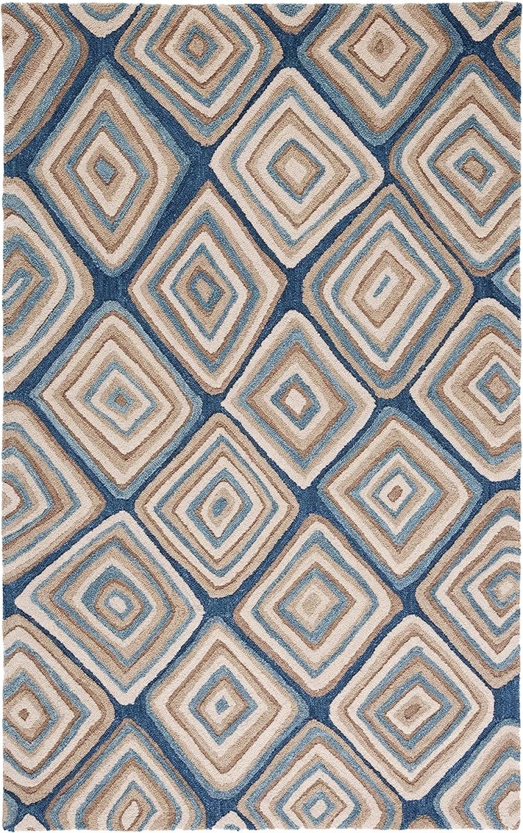 Safavieh Aspen Apn350M Blue/Beige Rug.