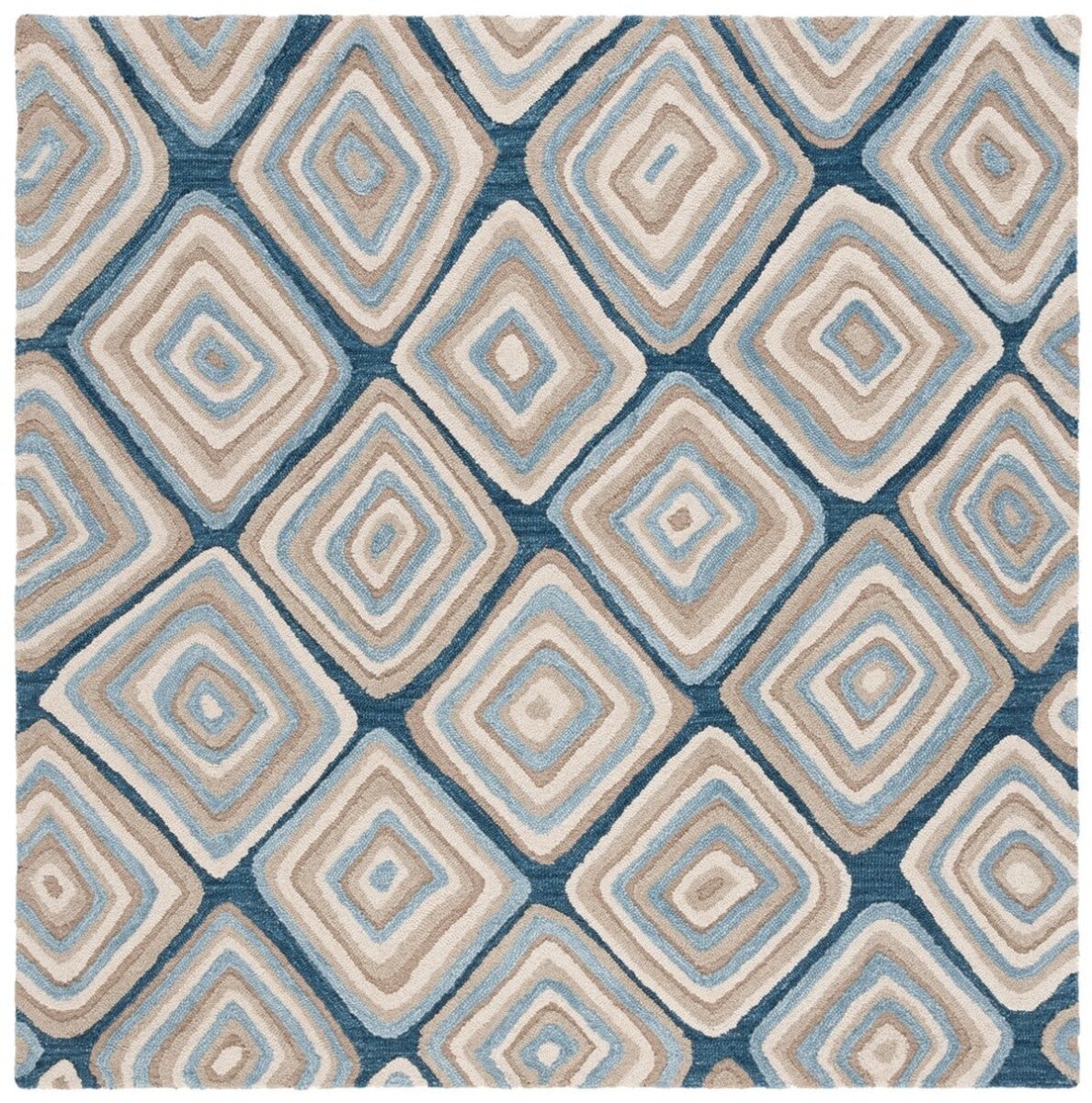 Safavieh Aspen Apn350M Blue/Beige Rug.