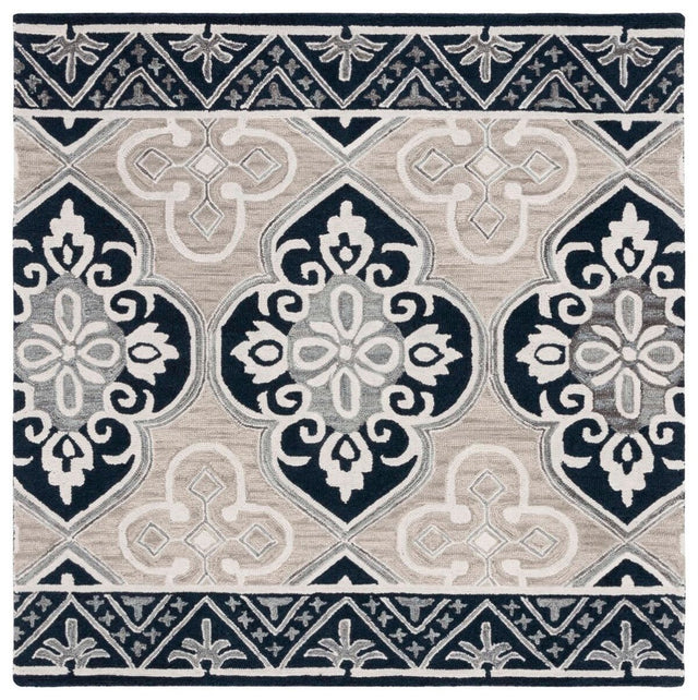 Safavieh Aspen Apn351M Blue/Ivory Rug.