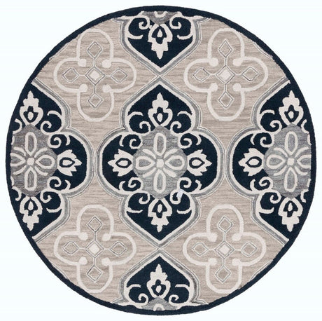 Safavieh Aspen Apn351M Blue/Ivory Rug.