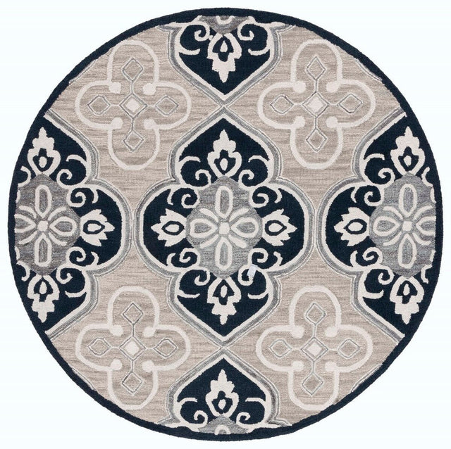 Safavieh Aspen Apn351M Blue/Ivory Rug.