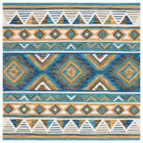 Safavieh Aspen Apn352M Blue/Yellow Rug.