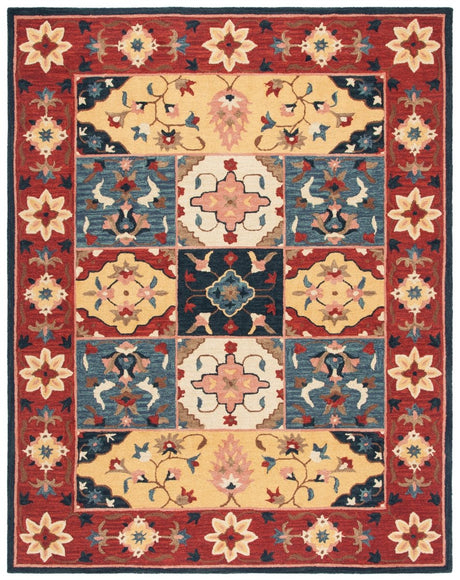 Safavieh Aspen Apn402Q Red/Gold Rugs.