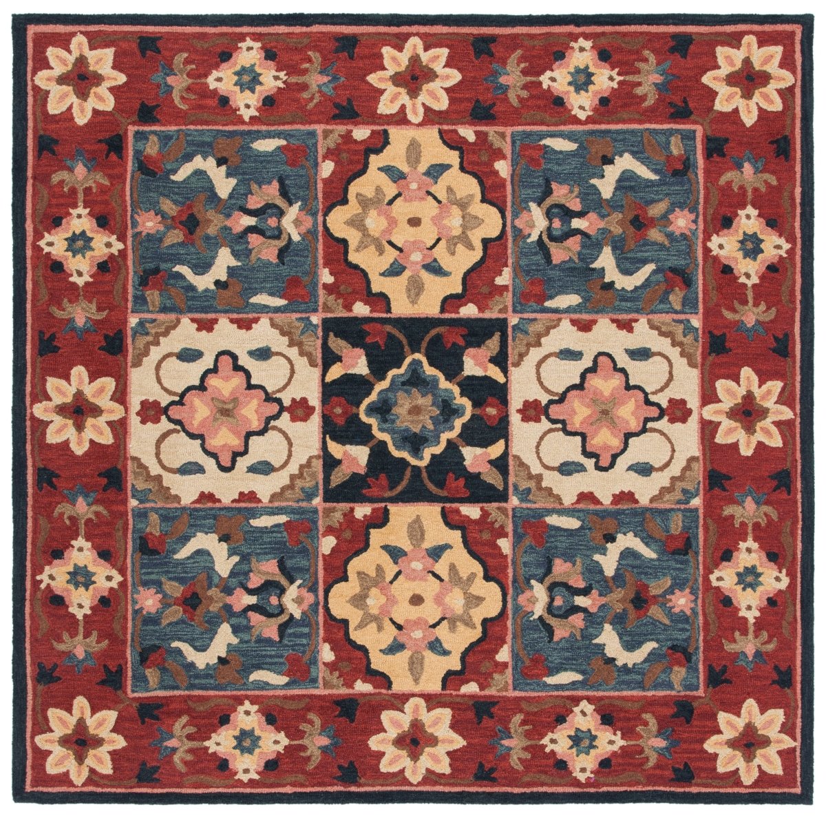 Safavieh Aspen Apn402Q Red/Gold Rugs.