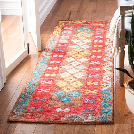 Safavieh Aspen Apn403T Brown/Red Rugs.