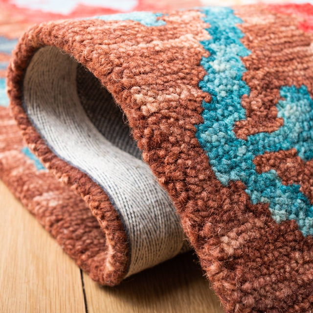 Safavieh Aspen Apn403T Brown/Red Rugs.