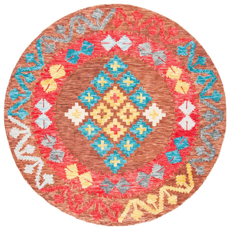 Safavieh Aspen Apn403T Brown/Red Rugs.