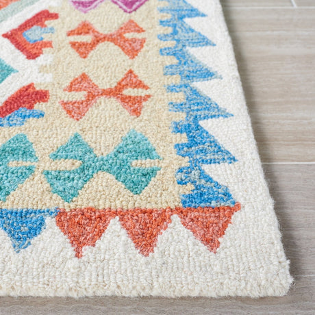 Safavieh Aspen Apn410A Ivory/Red Rug.