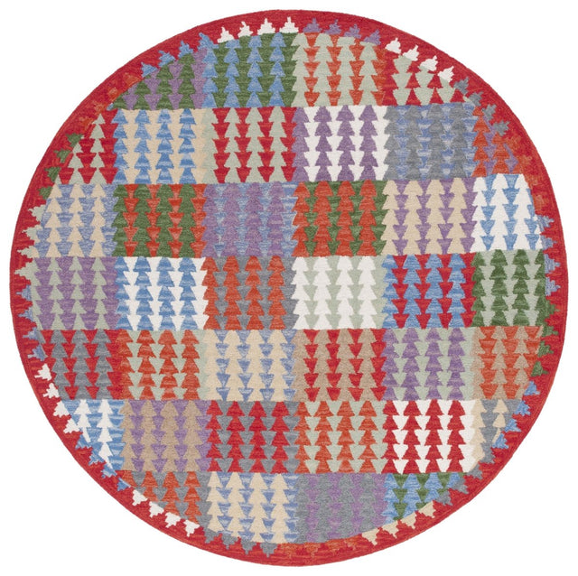 Safavieh Aspen Apn411Q Red/Blue Rug.