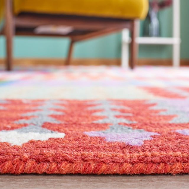 Safavieh Aspen Apn411Q Red/Blue Rug.