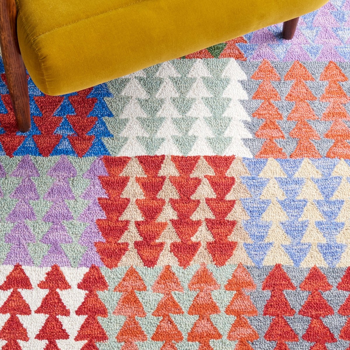 Safavieh Aspen Apn411Q Red/Blue Rug.