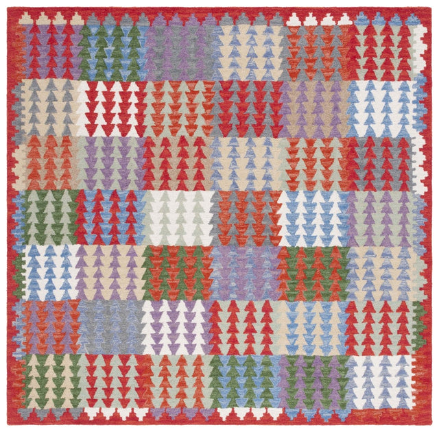 Safavieh Aspen Apn411Q Red/Blue Rug.