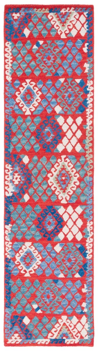 Safavieh Aspen Apn412Q Red/Blue Rug.