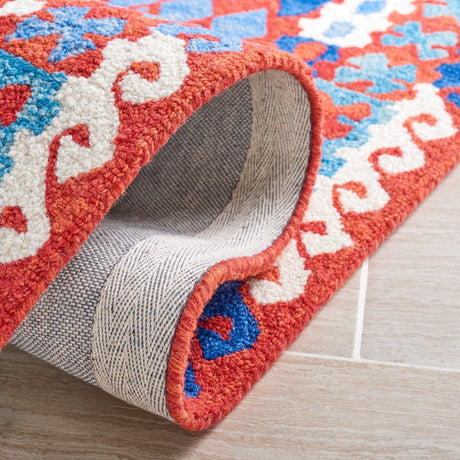 Safavieh Aspen Apn412Q Red/Blue Rug.