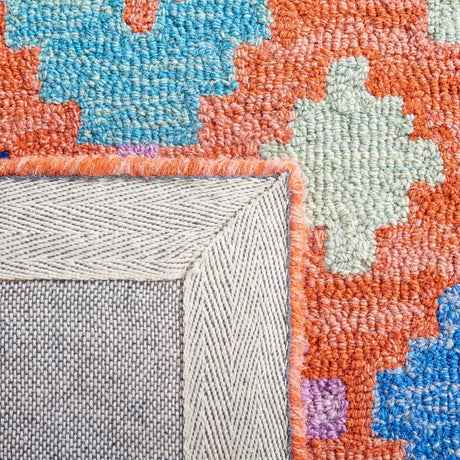 Safavieh Aspen Apn416P Orange/Blue Rug.