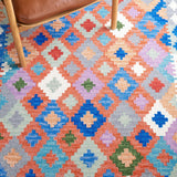 Safavieh Aspen Apn416P Orange/Blue Rug.