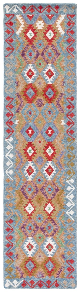 Safavieh Aspen Apn417L Light Blue/Beige Rug.