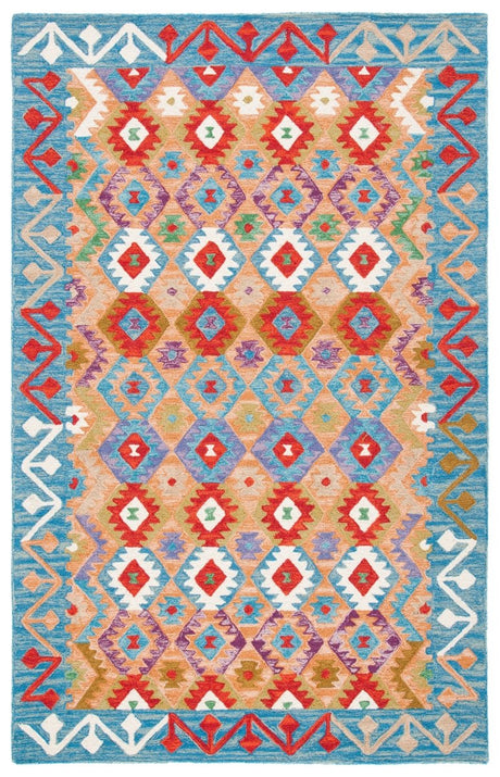 Safavieh Aspen Apn417L Light Blue/Beige Rug.