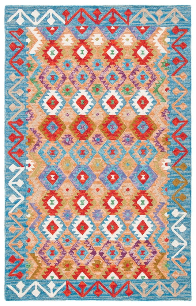 Safavieh Aspen Apn417L Light Blue/Beige Rug.