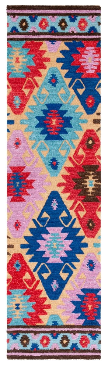 Safavieh Aspen Apn452D Gold/Blue Rug.