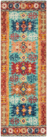 Safavieh Aspen Apn503A Blue / Red Rugs.