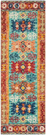 Safavieh Aspen Apn503A Blue / Red Rugs.