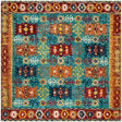 Safavieh Aspen Apn503A Blue / Red Rugs.