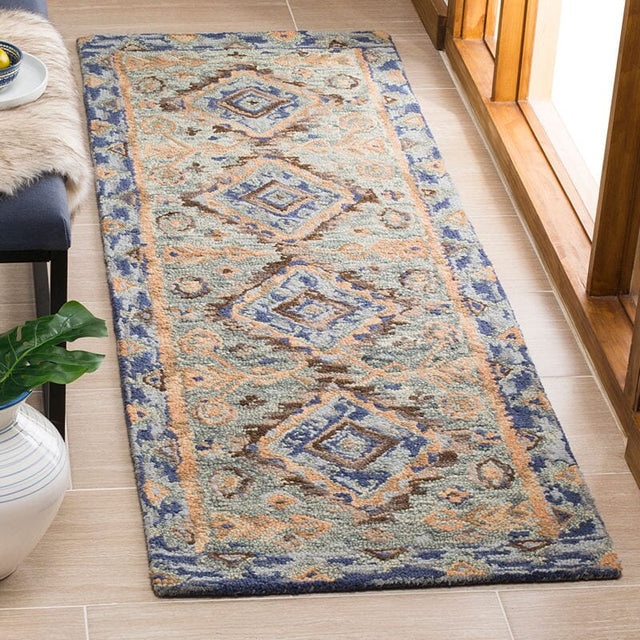 Safavieh Aspen Apn504A Blue / Beige Rugs.