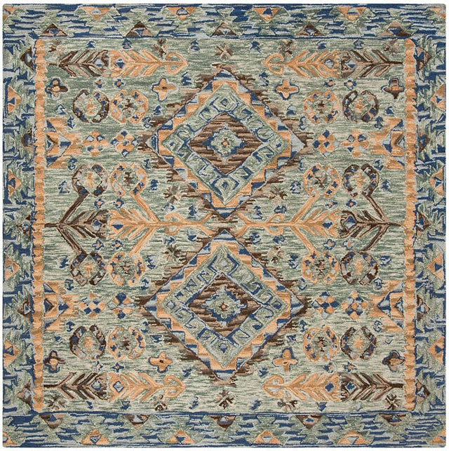 Safavieh Aspen Apn504A Blue / Beige Rugs.