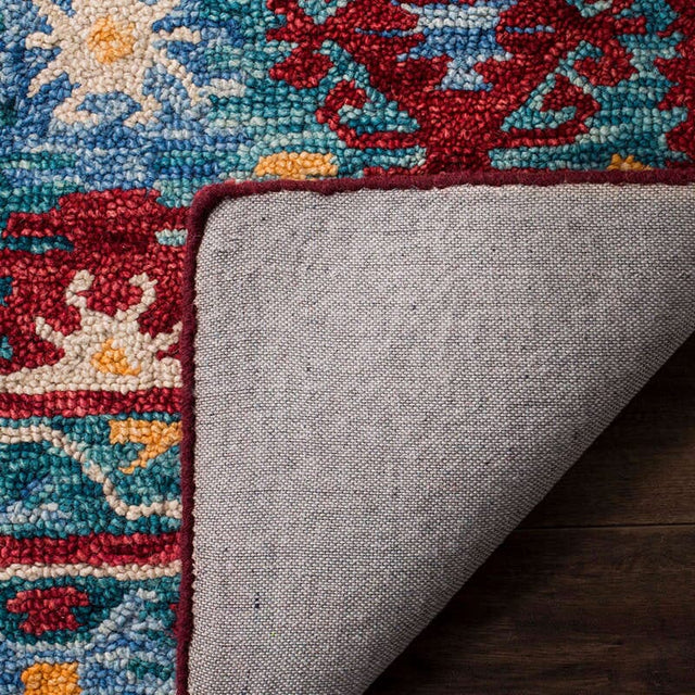 Safavieh Aspen Apn505A Blue / Red Rugs.