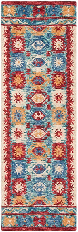 Safavieh Aspen Apn505A Blue / Red Rugs.