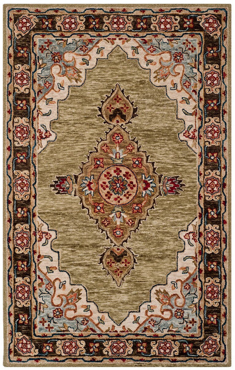 Safavieh Aspen Apn506A Sage / Brown Rugs.