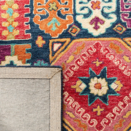 Safavieh Aspen Apn518M Blue/Red Rug.