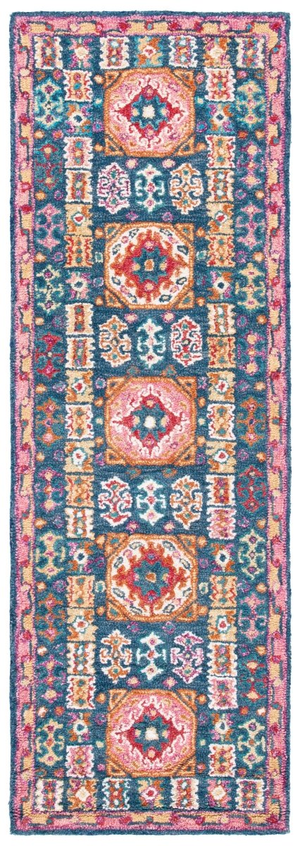 Safavieh Aspen Apn518M Blue/Red Rug.