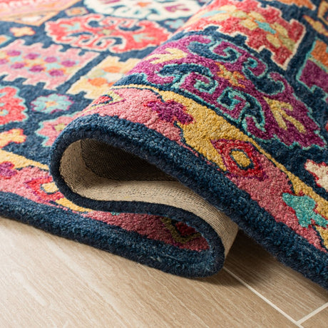 Safavieh Aspen Apn518M Blue/Red Rug.
