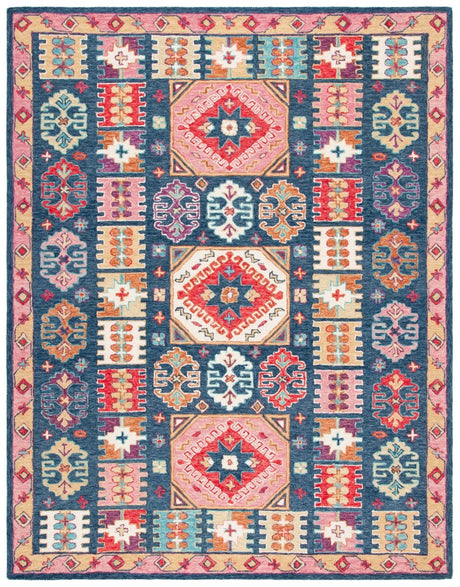 Safavieh Aspen Apn518M Blue/Red Rug.