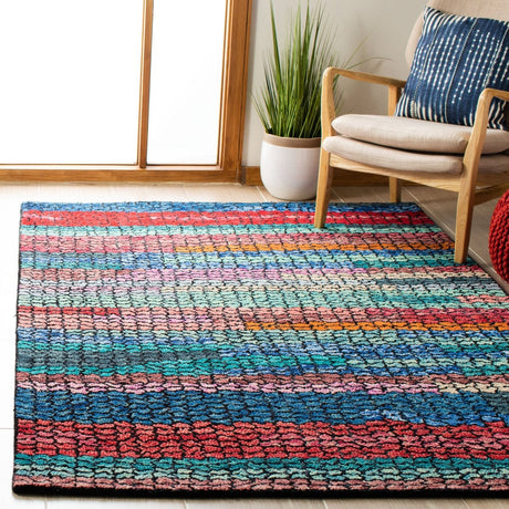 Safavieh Aspen Apn519N Navy/Red Rug.