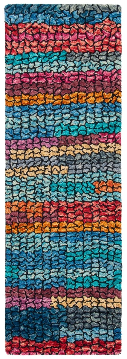 Safavieh Aspen Apn519N Navy/Red Rug.