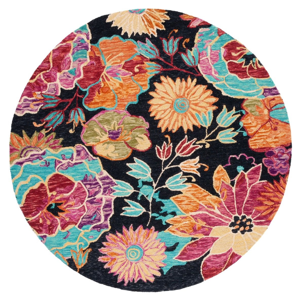Safavieh Aspen Apn520H Charcoal/Blue Rug.